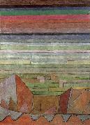 Paul Klee View in the the fertile country oil on canvas